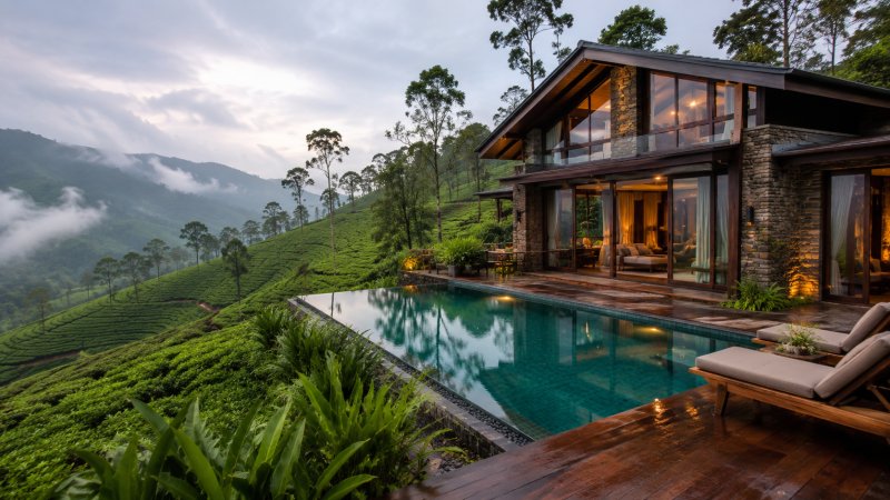 Private Pool Villa in Munnar